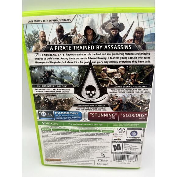 Assassin's Creed IV 4: Black Flag (Xbox 360) CIB COMPLETE & TESTED - Picture 7 of 8